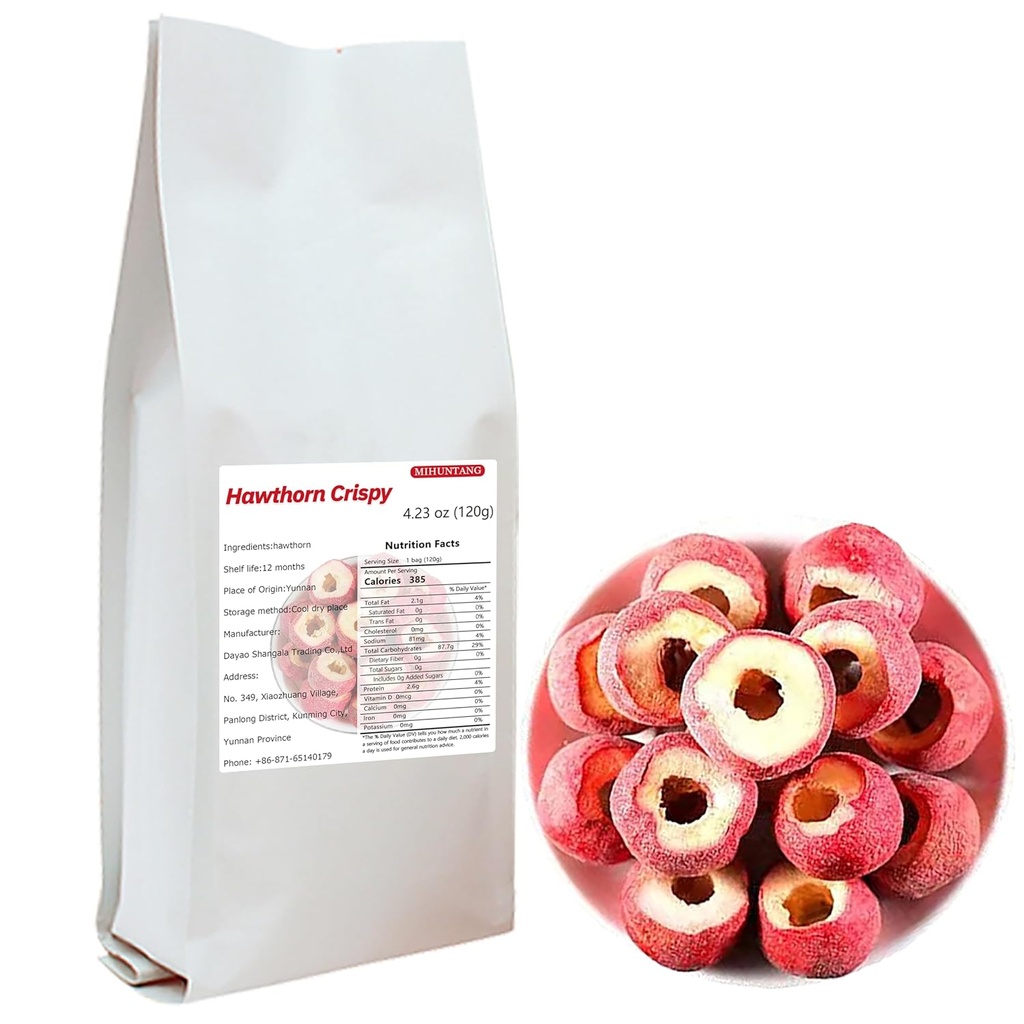 Hawthorn kıl 4.23oz -Seedless Hawthorn- Whole hollow Hawthorn kök-Sour, sweet and crisp -Hawthorn çayı 干山楂果120gg