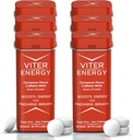 Viter Energy Caffeine Mints (120 Adet) - 40 mg Caffeine, Sugar Free, Vegan, B Vitamins Kompleksi, Enerji Tamam Caffeine Pills (Cinnamon, 6 Pack)