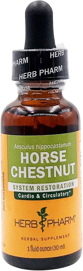 Herb Pharm Sağlıklı Veins ve Circulation, Horse Chestnut, 1 Fl Oz