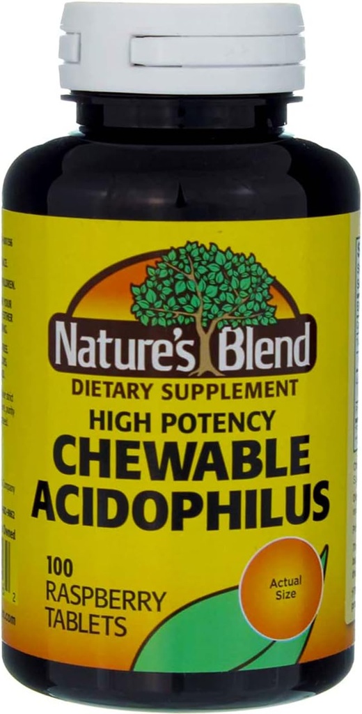 Nature's Blendofilius Chewable Raspberry Flavor - 100 Tablet, 3 Paket