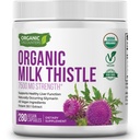 Süt Butle Capsules, 280 Kont, 7500 mg Güçlü, Potent 30:1 Ekstraksiyon, USDA sertifikalı Organik, Silymarin Flavononoyaks, Vegan, Non-GMO ve All-Doal-Doğal