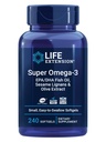 Life Extension Super Omega-3 EPA/DHA Fish Oil, Sesame Lignans & Zeytinyağı - Kalp Sağlığı, Beyin Sağlığı, Inflammation Health Support, Gluten-Free, Easy to Swallow, Non-GMO, 240 Softgels