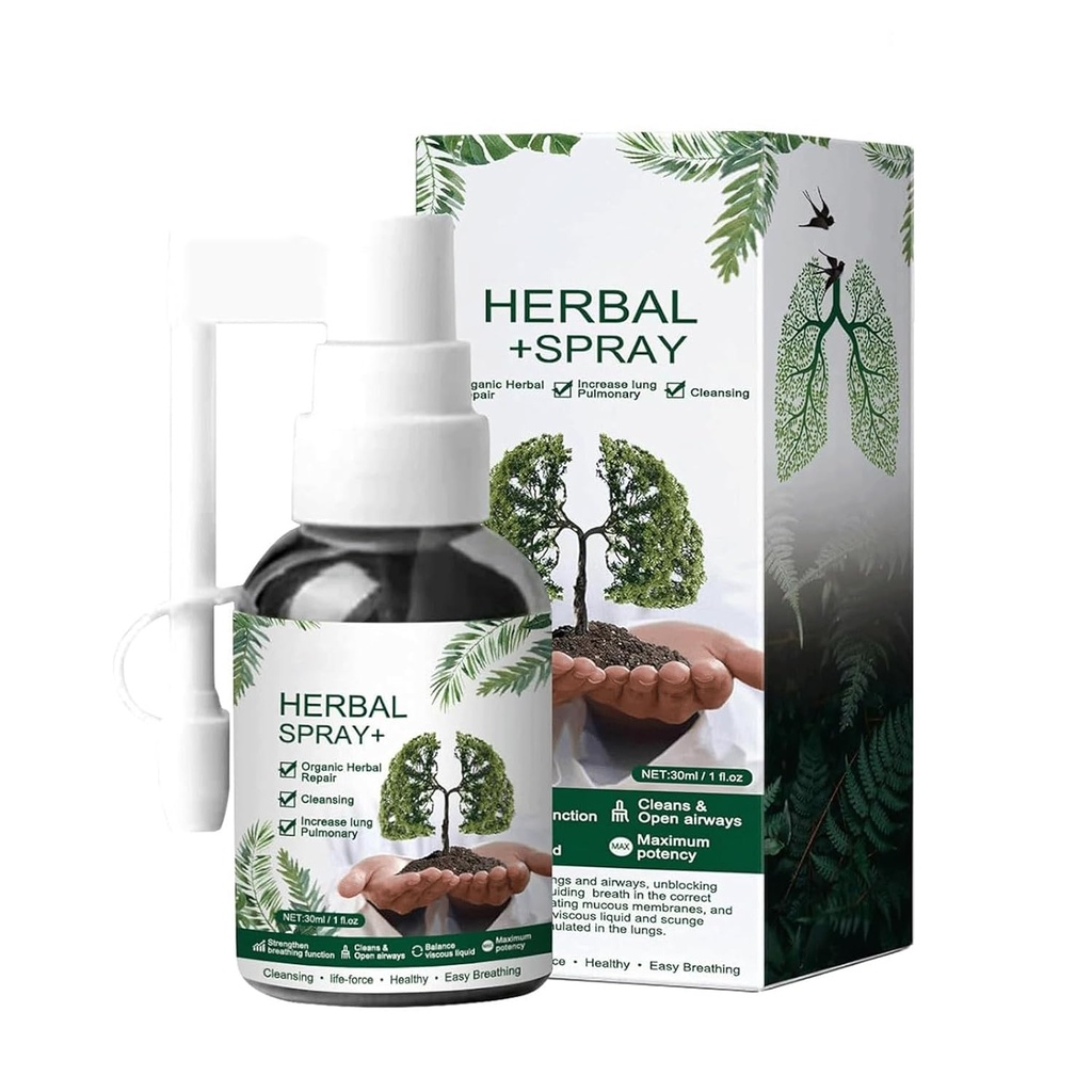 Herbal Lung Cleansing Spray,respinature,googeer Herbal Lung,Best Respinature Herbal Lung Cleanse Mist,Respi Nature Herbal Lung Cleanse Mist (1PCS)
