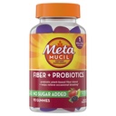 Bloating Relief için Probiyotiks ile Yetişkinler için Metamucil Fiber Gummies, No Sugardrew Strawberry Kiwi BlackBerry Flavors, 5g Prebiyotik Plant Based Fiber Supplement Meeting, 90 Count Count