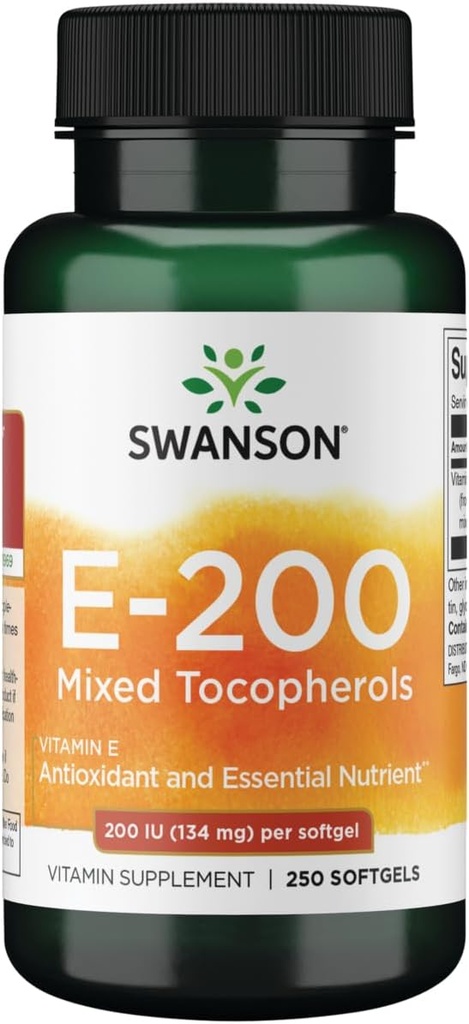 Swanson Vitamini 200 Iu (134 Milligram) 250 Sgels