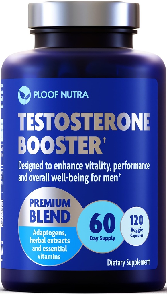 Erkekler için testosteron ATM Supplement - Erkek Enhancing Test Boost - Ashwagandha, Tongkat Ali, Rhodiola, Tribulus, Vitamin D3, B6, B12 - Workout, Muscle Builder, Strength, Energy, Performance - 120ct