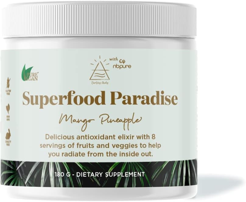 nbpure Earthy Andy Superfood Paradise, Mango Pineapple, 30 Hizmet