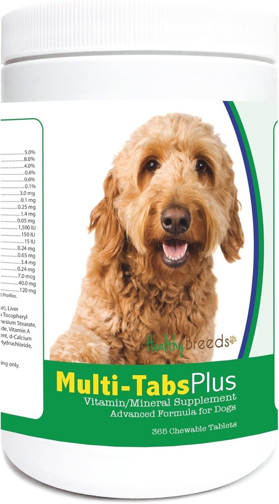 Υγιείς Φυλή Goldendoodle Multi-Tabs Plus Μασώμενα δισκία 365 Count