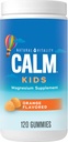 Doğal Vitality Calm, Magnezyum Citrate Kids Supplement, Stres Yardımı Gummies, Gluten Free, Vegan, Sweet Citrus, 120 Gummies