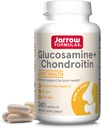 Jarrow Formulas Glucosamine + Chondroitin - 240 Capsules - Ortak Sağlığın Nutrient Desteği - Vitamin C & Manganese - 60 Hizmet