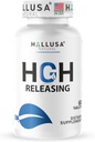 Hallusa Natural Hall HGH Kompleksi - Deri & Workout Support - Energy & Recovery Formula - L-Arginine, L-Ornithine, L-Glutamine - 60 Tablet (30 Gün Supply)