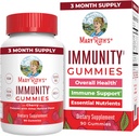 Ruth's 5-1 Immunity Gummies with Elderberry for Kids & Yetişkinler | Cherry | Pectin Temel | Vegan | 90