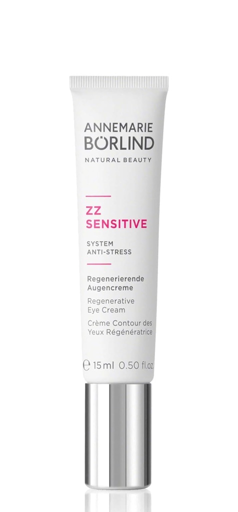 ANNEMARIE BÖRLIND – ZZ SENSITIVE Regenerative Eye Cream – Με Βιταμίνη C + E και Meadowfoam Extract για την ενίσχυση του φυσικού φραγμού του δέρματος και Soothe Stressed Skin – Βήμα 5 του 5-0.5 Oz