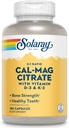 SOLARAYAL Magnezyum Citrate w/Vitamin D3 K2 - Kadınlar ve Erkekler için Gıda Supplements - Bone and Heart Health Support - Cal Mag 2:1 Oran, Plus Vitamin D 3 ve K2, 60 Günlük Garanti, 30 Hizmet