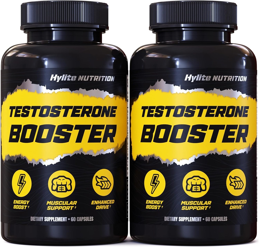testosteron ATM - Erkekler için testosteron Supplement - Erkek Kar Büyümesi için Pilleri Teşvik, Libido, Stamina, Güçlü - Tongkat Ali Kas Builder Workout Supplement - Total T Test Boost - 2 PACK