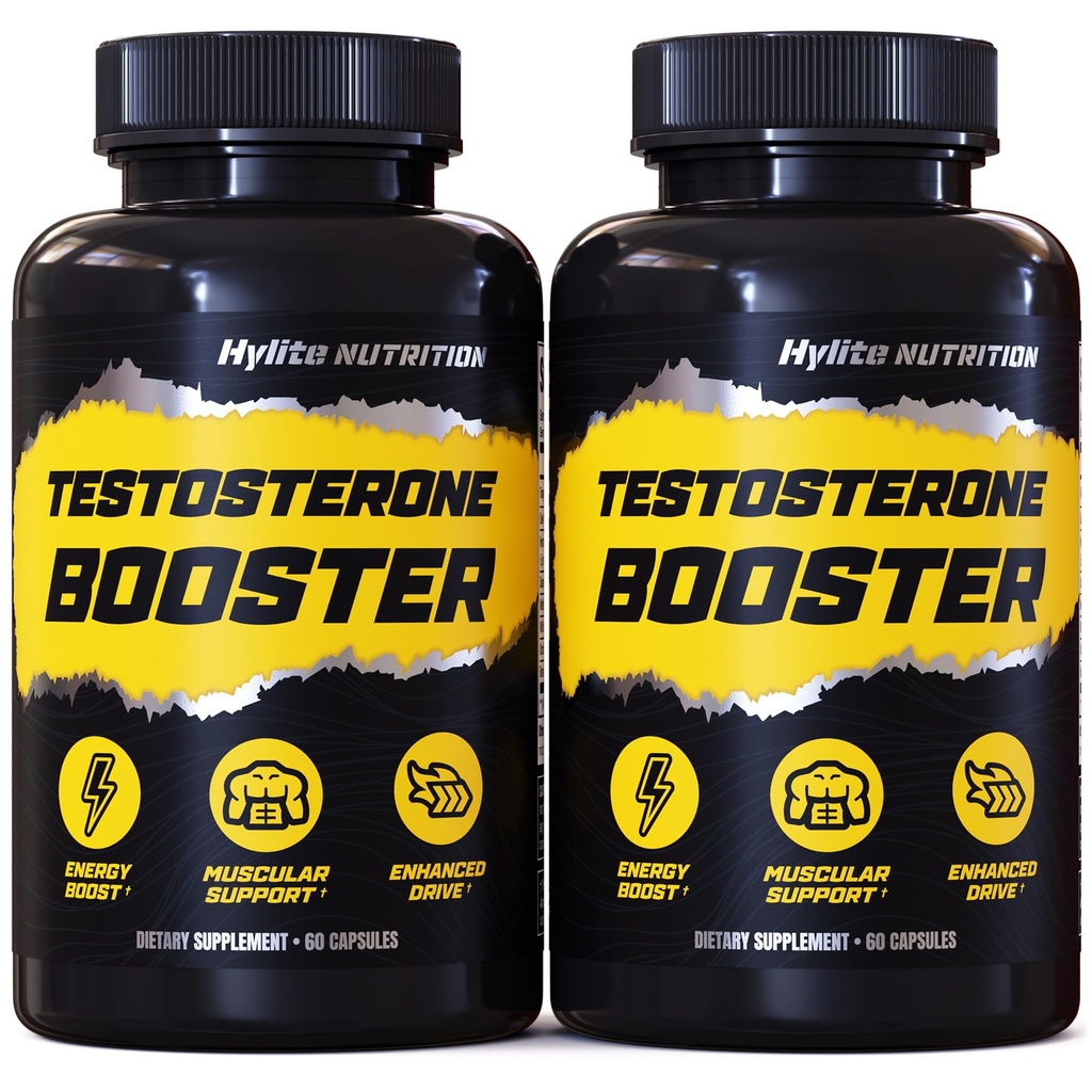 testosteron ATM - Erkekler için testosteron Supplement - Erkek Kar Büyümesi için Pilleri Teşvik, Libido, Stamina, Güçlü - Tongkat Ali Kas Builder Workout Supplement - Total T Test Boost - 2 PACK