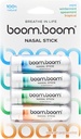 BoomBoom Nasal Stick | Vapor Flow Technology | Cool Reving Sensation | Doğal Mood Boost | Basit Malzemeler | Temel Petroller + Menthol Inhaler (Mint, Wintermint, Tropikal, Spearmint)