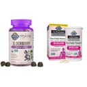 Garden of Life Organics Elderberry Gummies for Adults & Kids - Ανοσοποιητικό συμπλήρωμα υποστήριξης με Βιολογικά Φρούτα &, Dr. Formulated Γυναικεία Προβιοτικά Μια φορά την ημέρα, 16 Strains, 50 δισεκατομμύρια, 30 κάψουλες