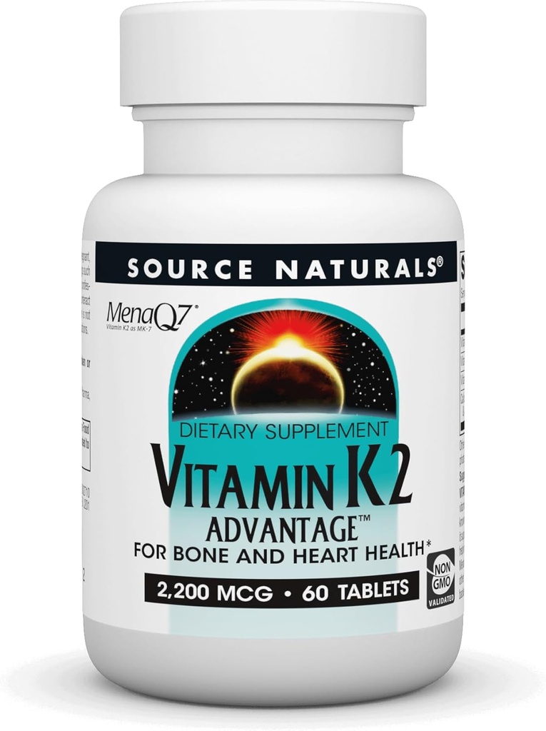 Doğals Vitamin K2 Avantajı, Bone and Heart Health *, 2200 mcg - 60 Tablet