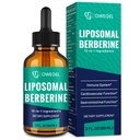 Berberine HCL Supplement with Ceylon Cinnamon - Highly Absorbable Liposomal Berberine Liquid Drops 3000 mg- 12 in 1 Natural Materials - AMPK Activator - 2 Fl Oz Oz Oz