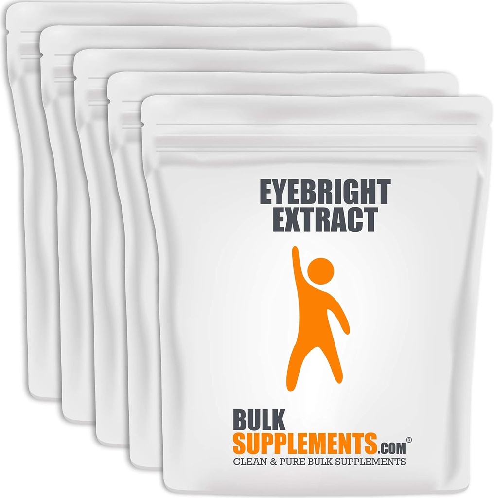 BulkSupplements.com Eyebright Extract Powder - Eye Bright Extract - Συμπληρώματα ματιών - Eyebright Herb Supplement - Eye Health Συμπληρώματα για Ενήλικες (5 Kilograms - 11 lbs)