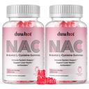 NAC Gummies 600 mg, N Acetyl Cysteine Supplement NAC Chewable for Antioksis & Immune Support, Lung & Liver Health, Natural Strawberry Flavor, 120ctyl Cysteine Supplement NAC Chewable for Antioxys & Immune Support, Lung & Liver Health, Natural Strawberry Flavor, 120ct