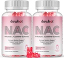 NAC Gummies 600mg, N Acetyl Cysteine συμπλήρωμα NAC Chewable for Antioxidants & Immune Support, Lung & Liver Health, Φυσικό άρωμα φράουλας, 120ct