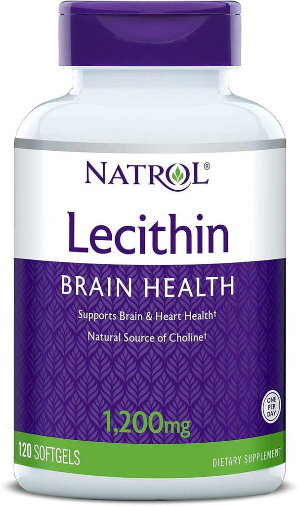 Natrol SOYA Lecithin Mineral Supplement, 1.200 mg, 120 Kont