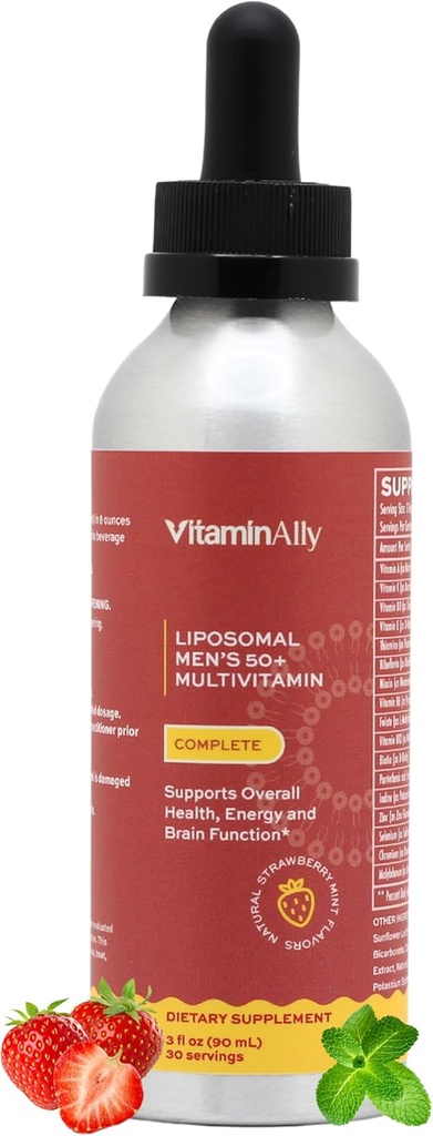 Liposomal Men's 50+ Liquid Multivitamin Drops 