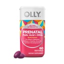 OLLY Ultra Strength Prenatal Multivitamin Softgels, Sağlıklı Büyümeyi Destekler, Beyin Gelişimi, Demir, Folic Asit, DHA, Vitaminler C, E, 30 Day Supply-60 Count Count Count