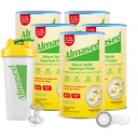Almased | Yüksek Protein Shakes | Meal Change Shake | MealChange Toz for Kilo Kaybı için Shaker Şişe (Vanilla Flavor, 5 Cans of 17.6 oz + Scoop)