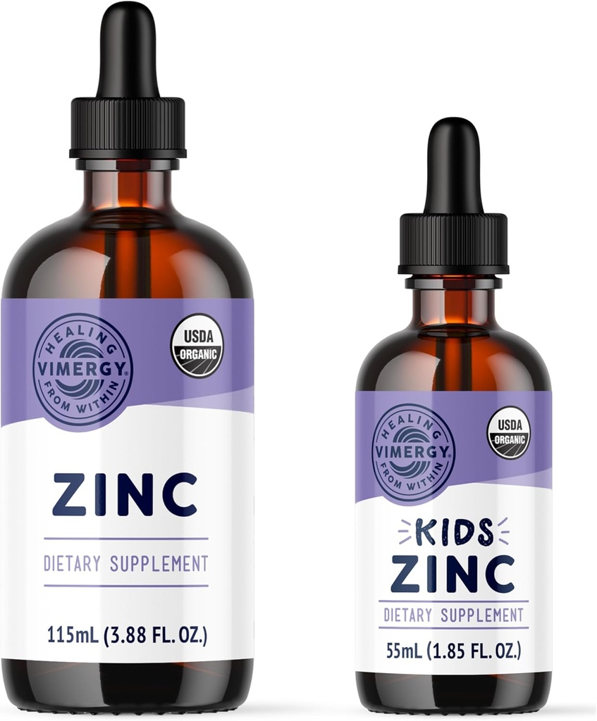 Vimergy Zinc (115mL) και Kids Zinc (55mL) - Δέσμη