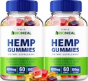 BioHeal Hemp Gummies - Hemp Seed Extract Bio Heal Hemp Gummies Tinnitus Herbal Supplement, Health and Wellness Support, All Natual Hemp Gummy Advanced Formula (2 Pack - 120 Gummies)