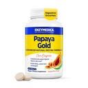 Enzymedica Papaya Gold, Advanced Digestive Enzymes with Natural Organic Papaya & Chlorophyll for Comprehensive Digestion Support, High Potency Bromelain & Papain, Vegan, Mint, 60 Chewable Tabletler