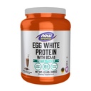 NOW Τρόφιμα Αθλητική Διατροφή, Αυγό Λευκή πρωτεΐνη, 20 g Με BCAAs, κρεμώδη σκόνη σοκολάτας, 1,5-Pound