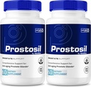 (2 Pack) Κάψουλες προστασίλ, όλα τα φυσικά Formula για την υποστήριξη της υγείας του προστάτη, μέγιστη δύναμη συμπλήρωμα βοτάνων για τον έλεγχο και τη συνολική υγεία, Prosto sil χάπια βιταμίνης Επίσημη κριτική (120 κάψουλες)