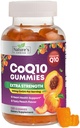Yetişkin 100 mg için CoQ10 Gummies - 3X Güçlü, Yüksek Aborpsiyon, Kalp Sağlığı Desteği ve Enerji Üretimi için Antioksi Supplement, Ultra Coenzyme Q10 Vitaminleri, Coq 10 Supplements - 120 CoQ10 Gummies