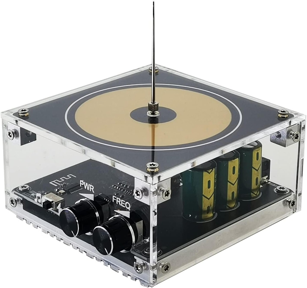 Music Tesla Capsule Arc Plazma Bant Masaüstü Toy Divvlur Science Education kit Model TS10-001