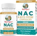 MaryRuth Organics NAC Supplement N-Acetyl Cysteine | 2 Ay Supply | NAC 1000 mg per Service | Vegan Capsules | Gluthamine Precursor | Amino Acid | Non-GMO | Gluten Free | 120 Count | 60 Hizmetler