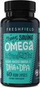 Ocean Saving Omega, Algae Omega 3, DHA Supplement, 2-Month Supply, Sustainable Sourced, Highest Levels of DHA per Capsule (440 mg), w/DPA