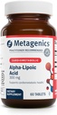 Metagenics Alpha-Lipoic Acid 300 mg - Metabolism & Antioksi Support Supplement for Tound, Brain & Heart Health* - Non-GMO, Gluten-Free, Vegan, Soy-Free - GMP sertifikalı Tesis - 60 Tablet