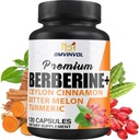 Berberine HCl Supplement, Ceylon Cinnamon ve Turmeric Capsules, Green Tea ve Bitter Melon Capsules - 2 Ay Supply için 120 Capsules