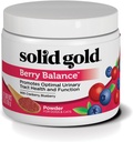 Solid Gold Cat & Dog Βιταμίνες για το UTI - σε σκόνη συμπλήρωμα βατόμουρο για σκύλους & γάτες - Ουρολοίμωξη, Φλεγμονή και Νεφρική Υποστήριξη για σκύλους & γάτες - Cat & Dog UTI Πάνω από το συμπλήρωμα Counter Powder-3.5oz