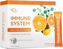 Dr. T On-The-Go Immune System Packs – Direct-to-Mouth Toz – Doğal Savunma Sistemleri, Oxidative Stres Koruma, Destekler Genel Olarak Yapılıyor - 30 Tek-Serve Paketleri