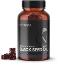 Nutriissa Black Seed Oil + Elder Berry Gummies – Cold-Pressed Black Cumin Seed Nigella Sativa Oil – EPEB Certified for Purity & Potency – 90 Vegan Gummies με γεύση βατόμουρου