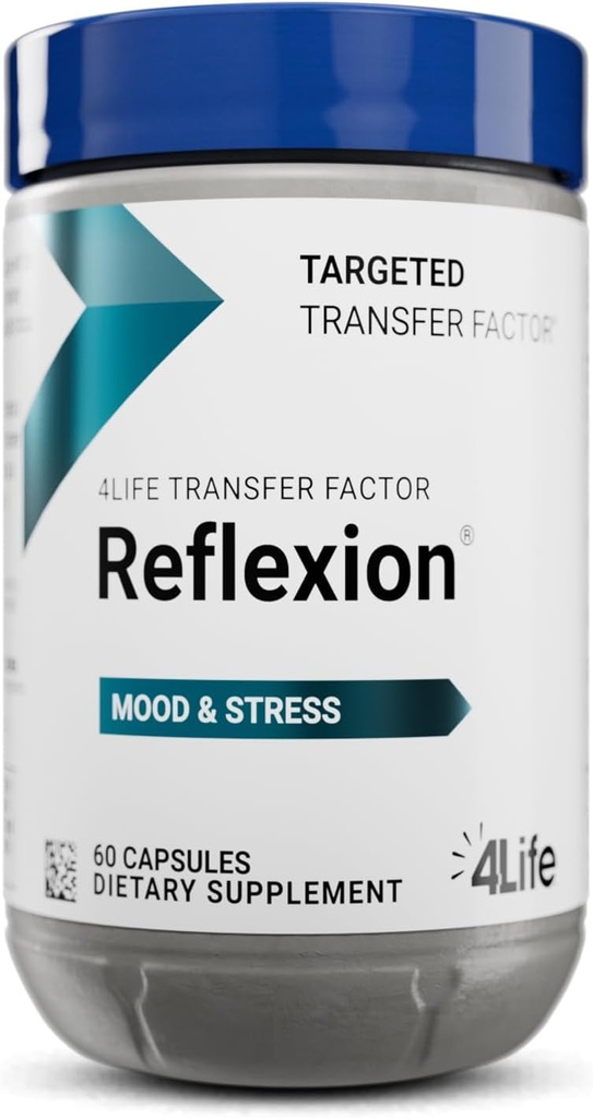 4Life Transfer Faktörü Reflexion - L-Theanine, Wild Green Oat ve Tri-Factor Immune Formula - 60 Capsules
