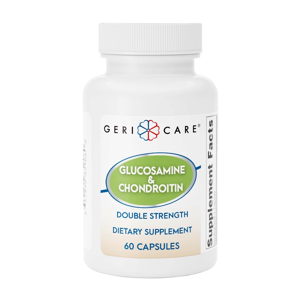 Backcare Glucosamine HCl 500 mg, Chondroitin Sulfate 400 mg ile RF 35 mg Supplement Capsules - Supports Ortak Hareketlilik, Kartilage Health ve Flexability, 60 Count (Pack of 1)