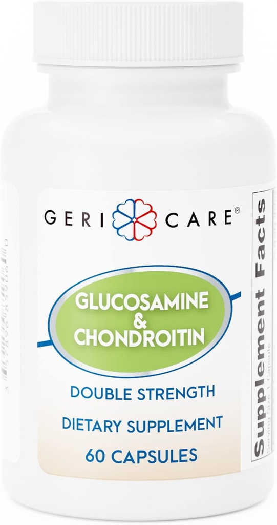 Gericare Glucosamine HCl 500 mg, Chondroitin Sulfate 400 mg με Νάτριο 35 mg Συμπληρώματα Καψάκια - Υποστηρίζει Κοινή Κινητικότητα, Προάγει την Υγεία και Ευελιξία, 60 Count (Pack of 1)
