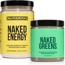 NAKED Vegan Energizing Bundle Citrus Energy Nutrition Super Greens Powder Organic Greens Συμπλήρωμα