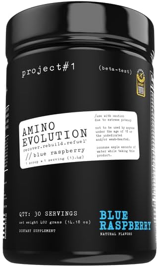 Project #1 replicaEVolution: Muscle Support & Recovery | BCAA's, EAA's, Electrolytes Toz | Keto-Friendly Energy Boost | Pre Workout for Men & Women | 30 Services - Blue Raspberry | Amino Acids